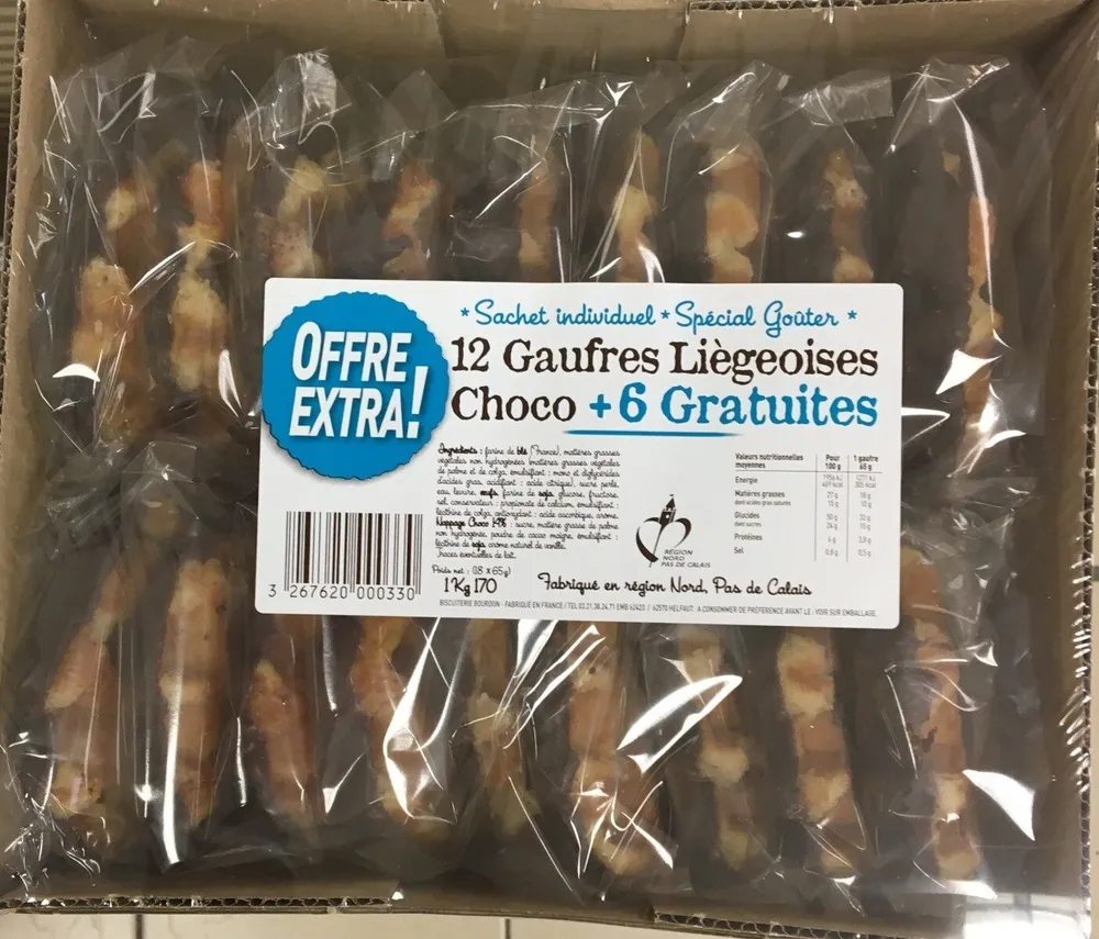 Gaufres Liègeoises choco