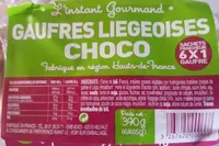 GAUFRES LIÉGEOISES CHOCO
