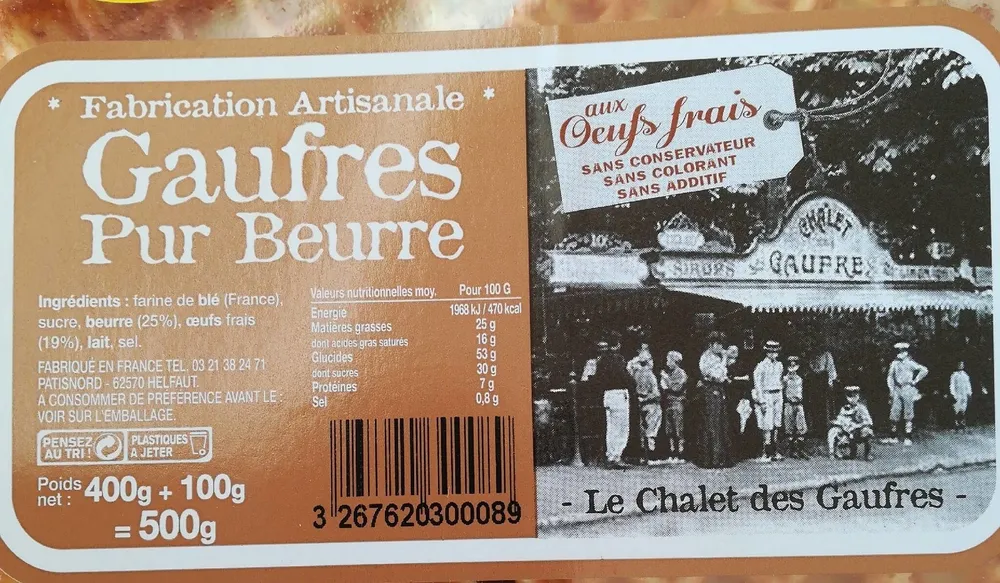 Gaufres pur beurre