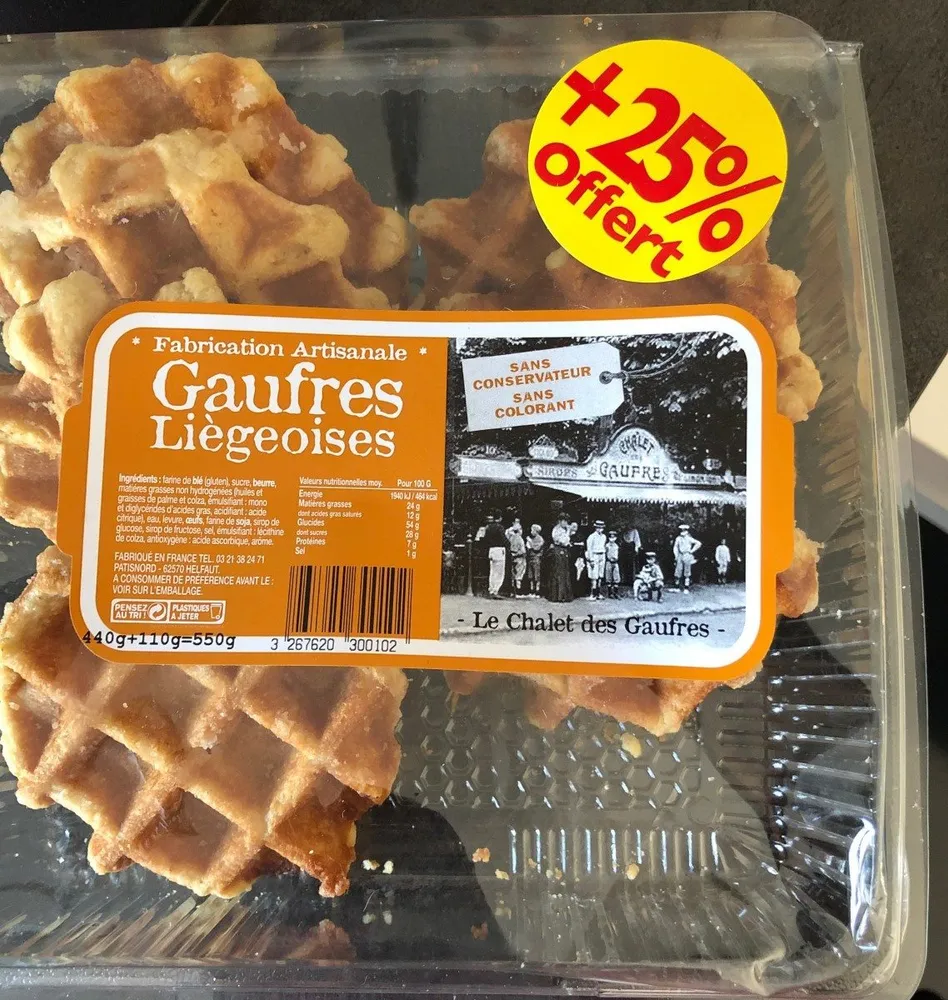 Gaufres liegeoises