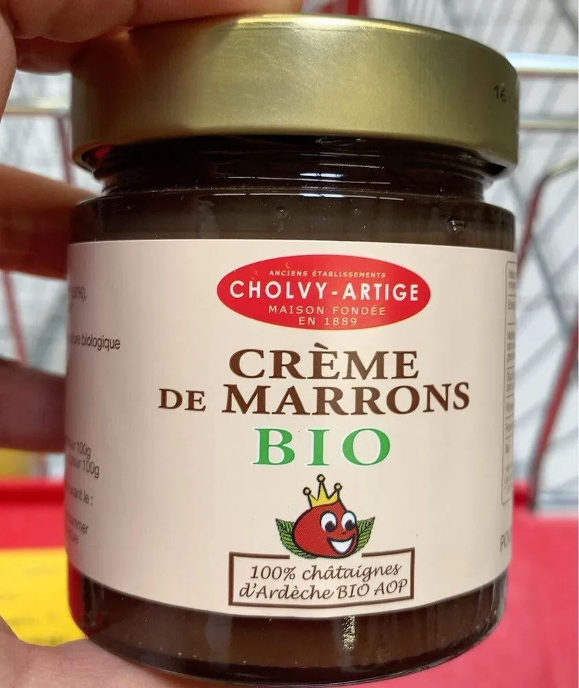 Creme de marron bio