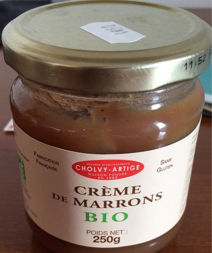Creme de marron bio