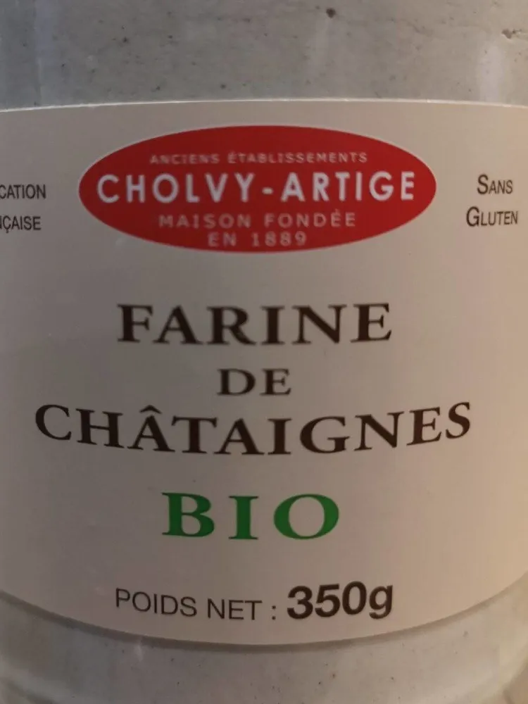 Farine de châtaignes bio