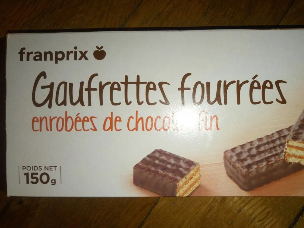 Gaufrettes fourrées