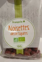 Noisettes décortiquées