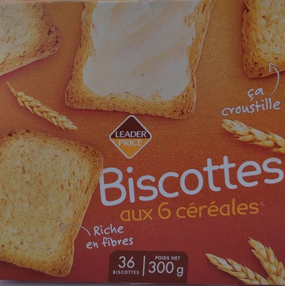 Biscottes aux 6 céréales