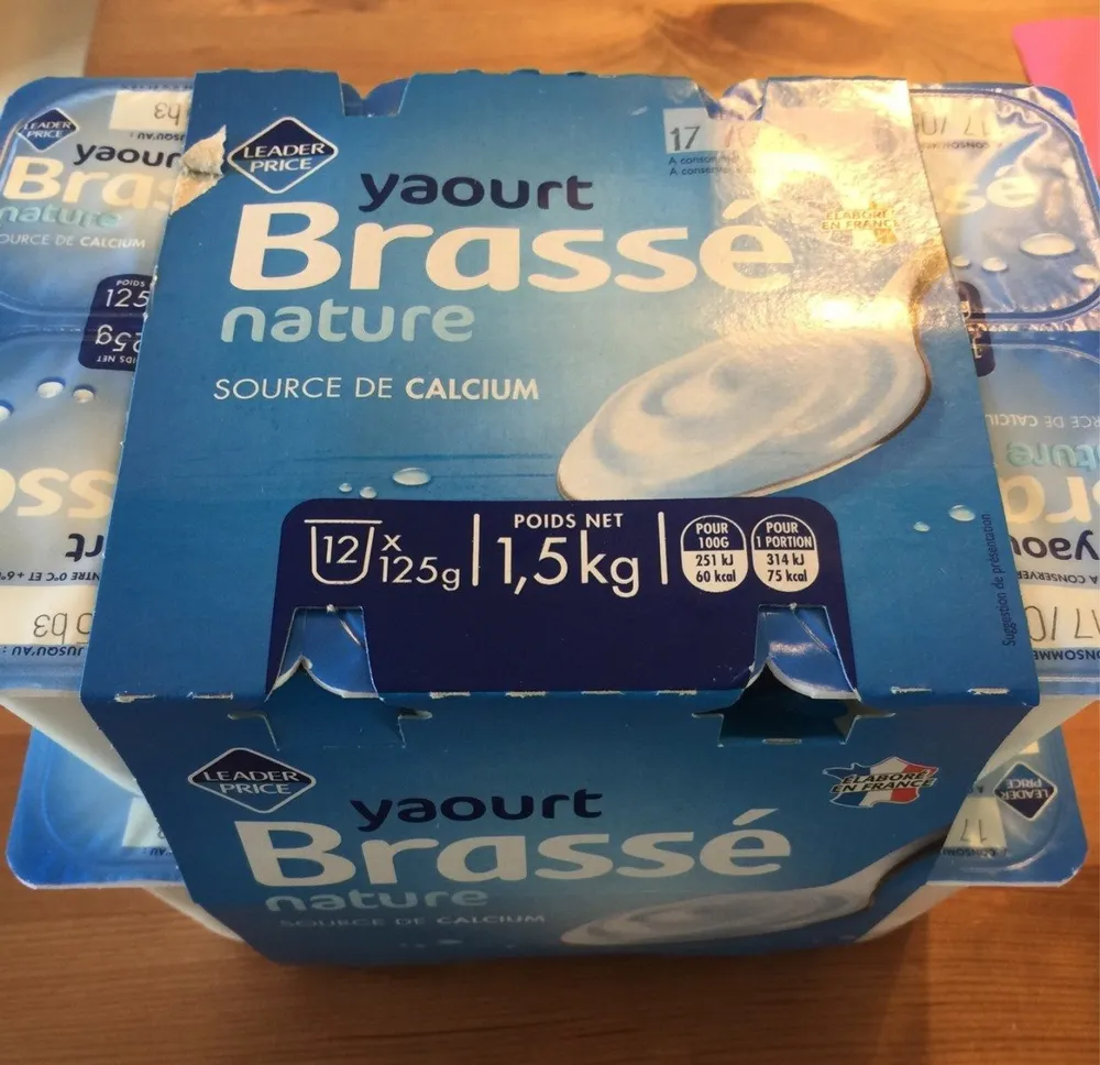 Yaourt nature brasse