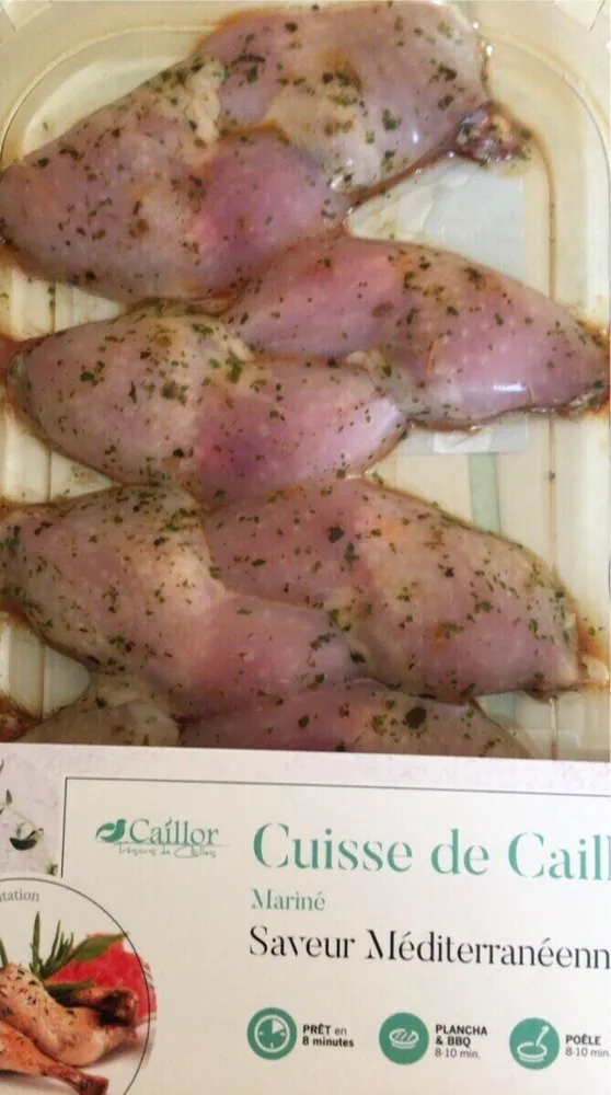 Cuisse de caille marinée