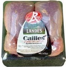 CAILLE FERMIERE JAUNE DES LANDES L.R. IGP