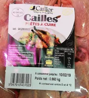 Cailles prêtes à cuire