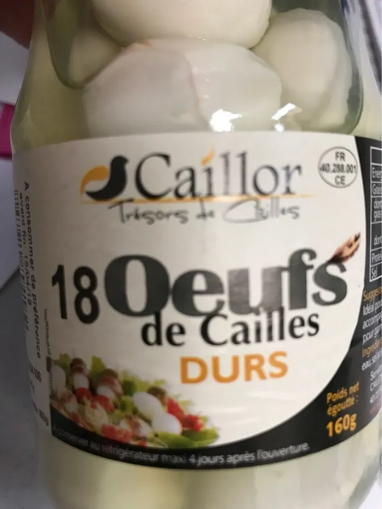 18 oeufs de cailles durs