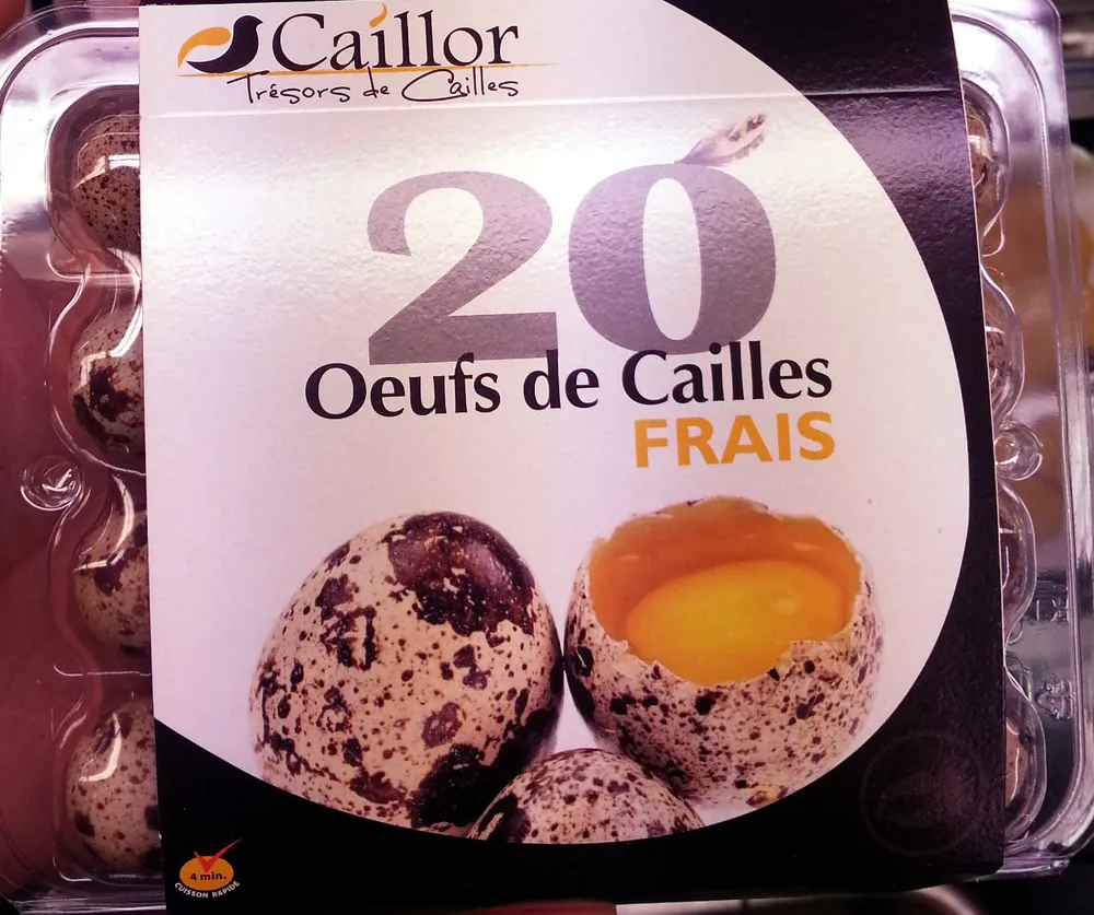 20 oeufs de Cailles frais