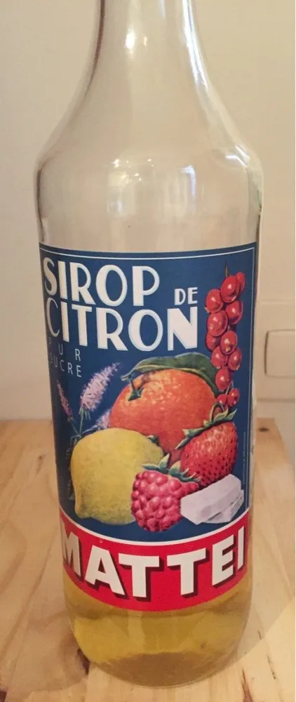 Sirop citron