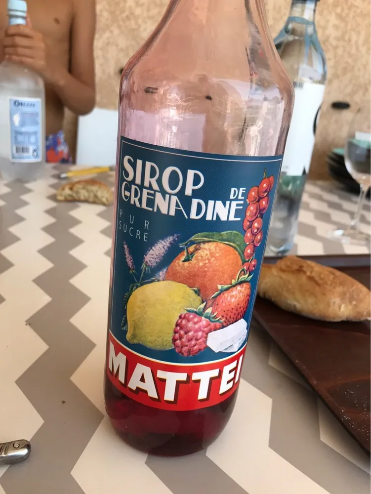 Sirop de grenadine