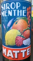Sirop de menthe pur sucre