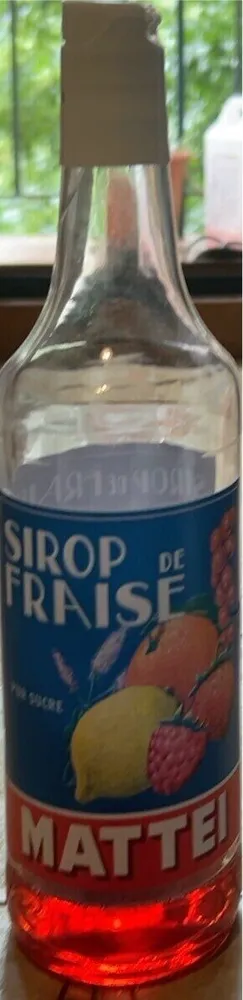 Sirop de fraise