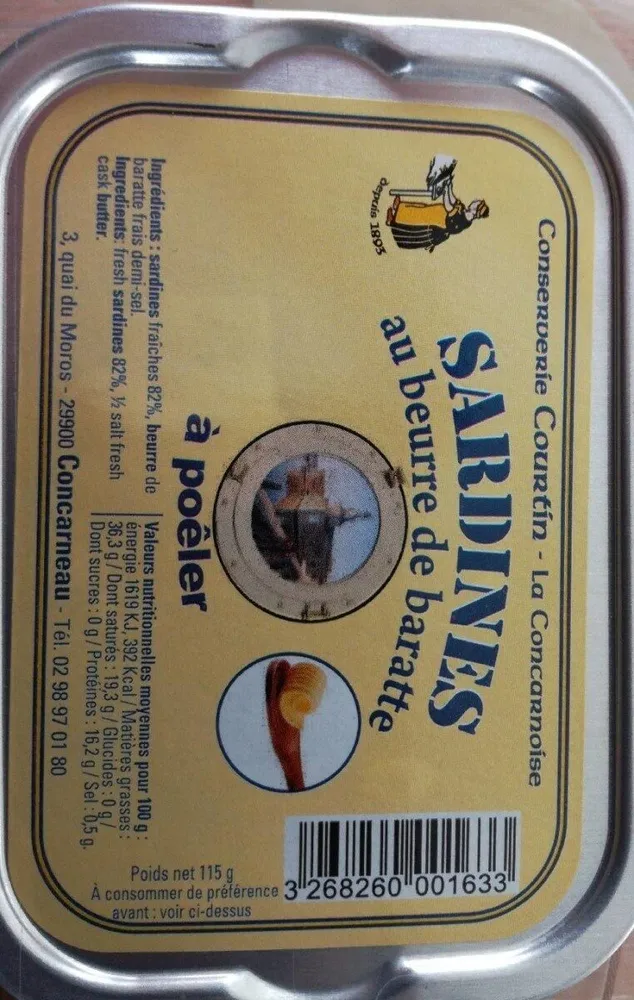 Sardines au beurre de baratte à poêler