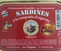 Sardines à la compotée d'oignons