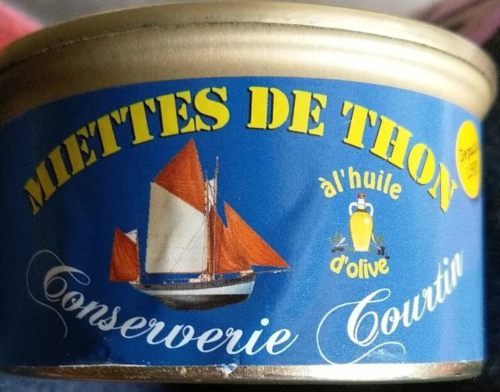 Miettes de thon à l'huile d'olive