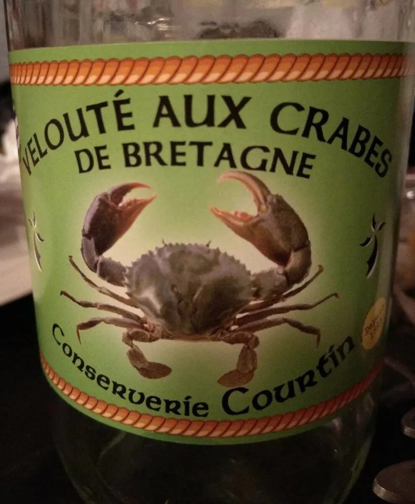 Velouté aux crabes de Bretagne
