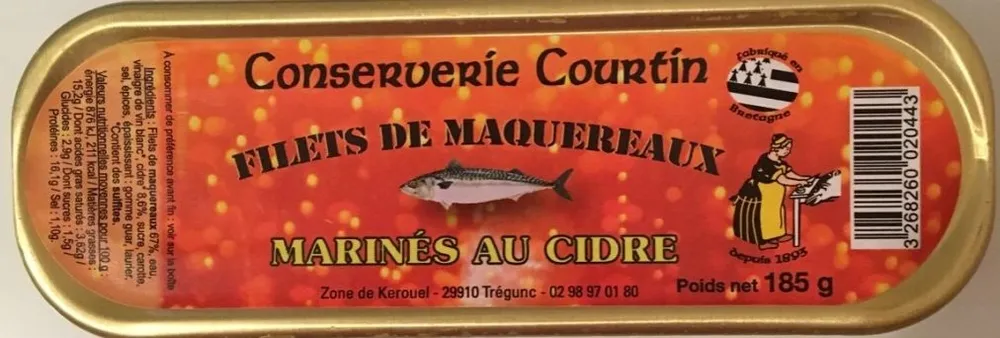 Filets de maquereaux marinés au cidre