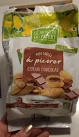 Mini sablés cœur chocolat à picorer