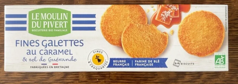 Fines galettes au caramel & sel de Guérande