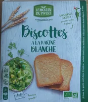 Biscottes à la farine blanche