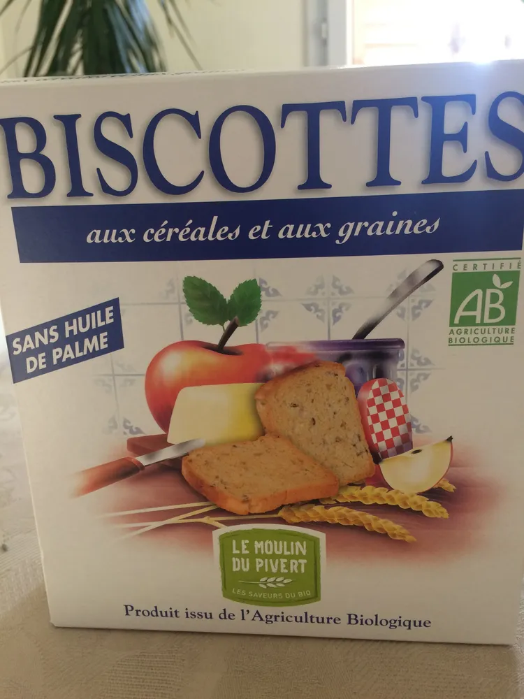Biscottes Aux Céréales Et Aux Graines Bio & Vegan