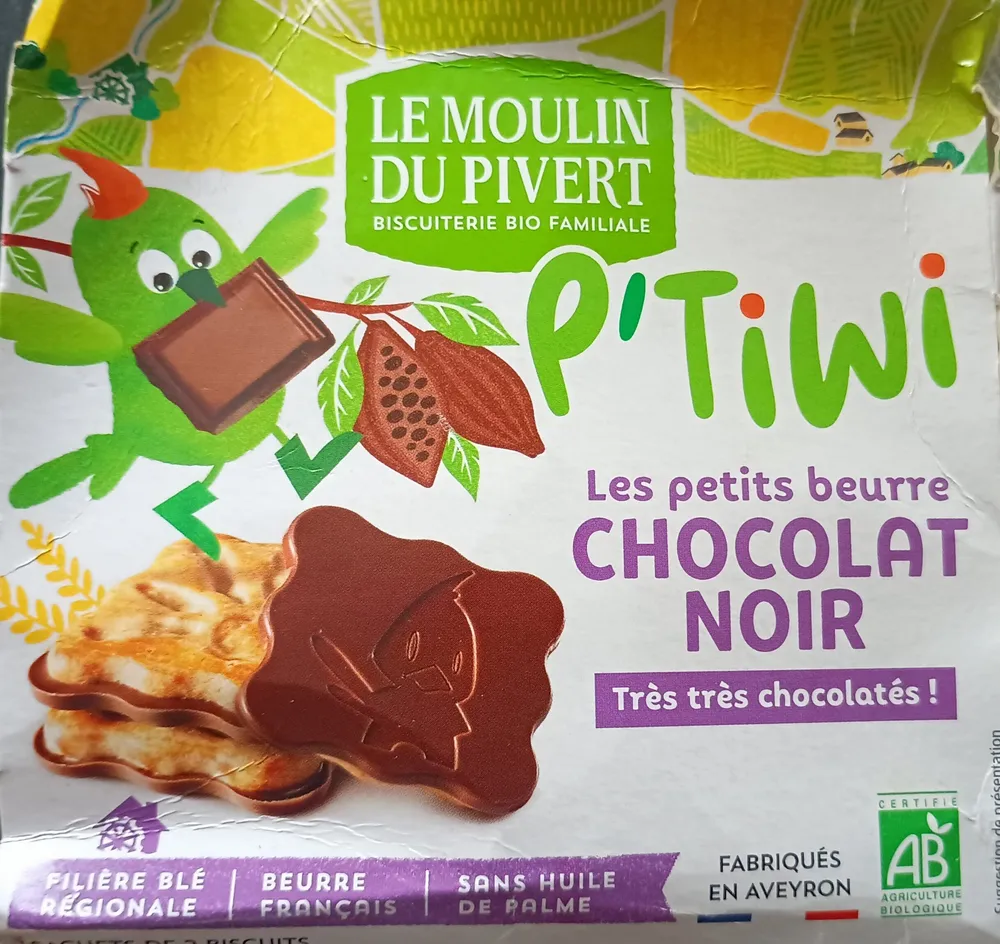P'tiwi Choc' - Biscuit p'tits beurres très très chocolat noir