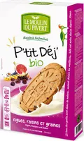 Biscuit Petit Dej Figue, Raisin, Graines
