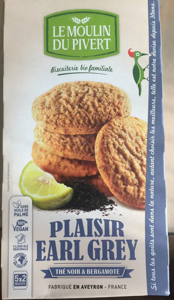 Biscuits plaisir Earl Grey
