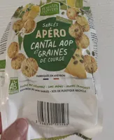 SABLÉS APÉRO CANTAL AOP ET GRAINES DE COURGE