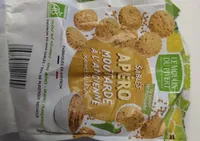 Sablés apéro moutarde à l'ancienne graines de sésame