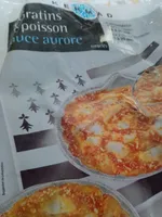 Gratins de poisson sauce aurore