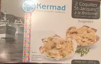 2 coquillew St-Jacques à la bretonne