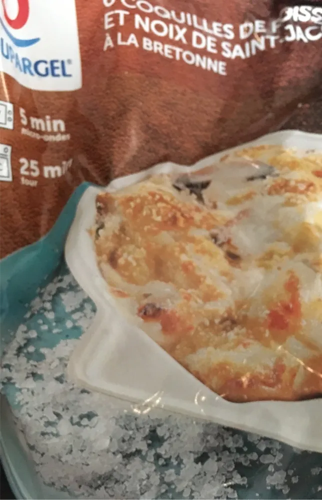 Coquilles de poisson et noix de saint jacques