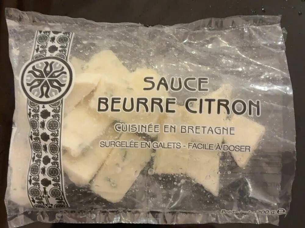 Sauce au beurre citronné