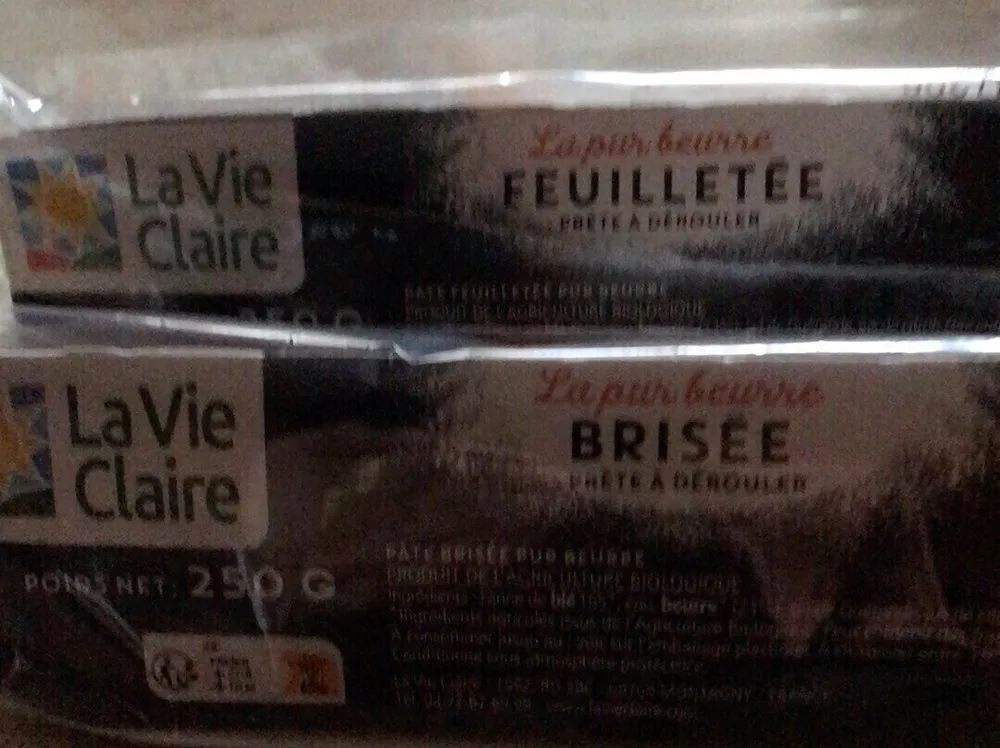 La pur beurre brisée