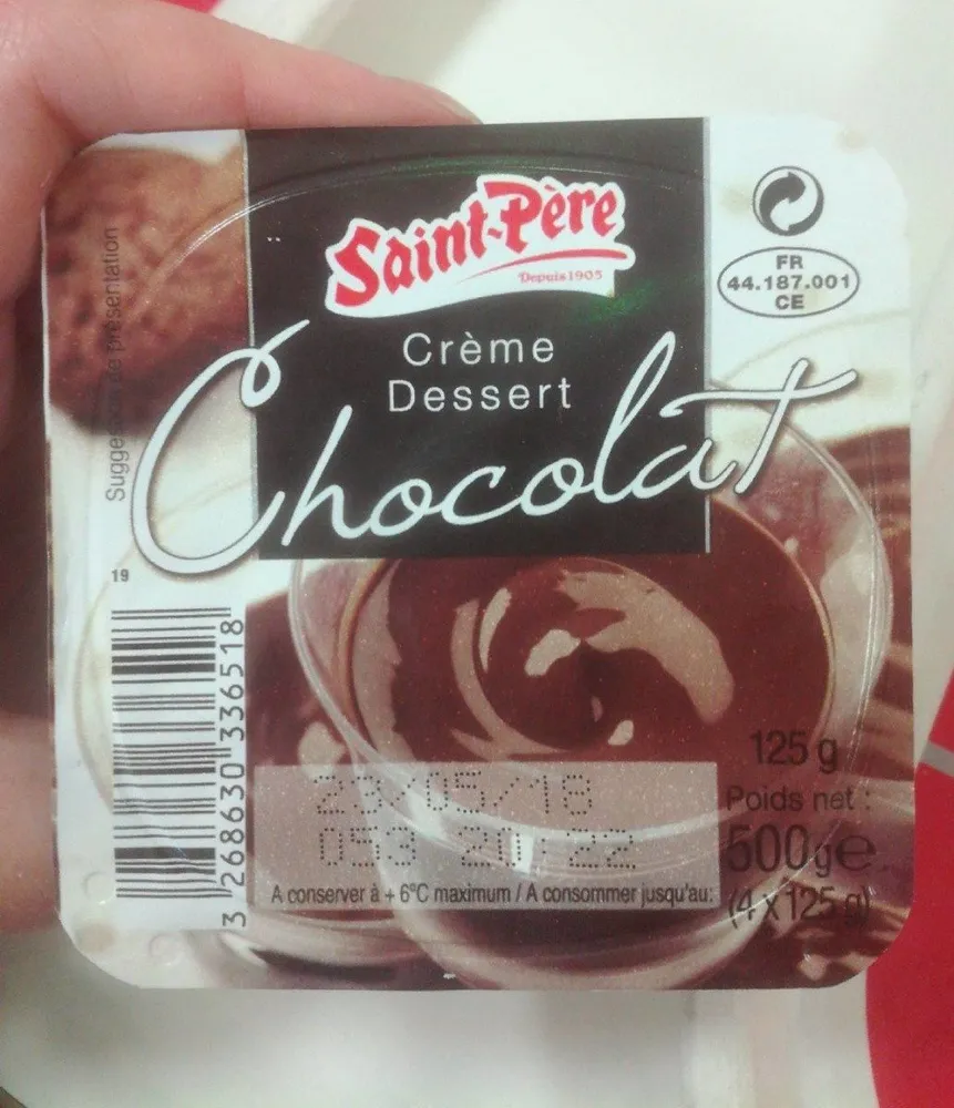 Crème dessert chocolat