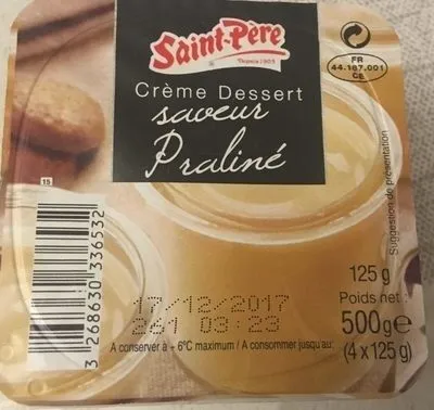 Crème Dessert saveur Praliné