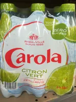 Carola eau petillante aromatisee citron/citron vert