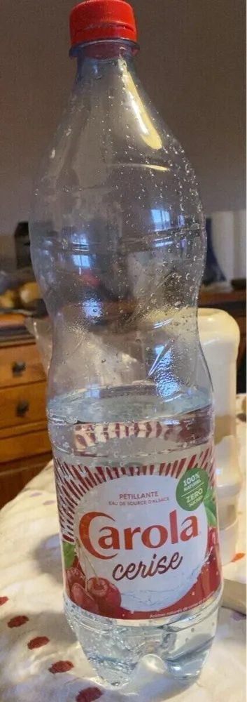 Eau pétillante cerise