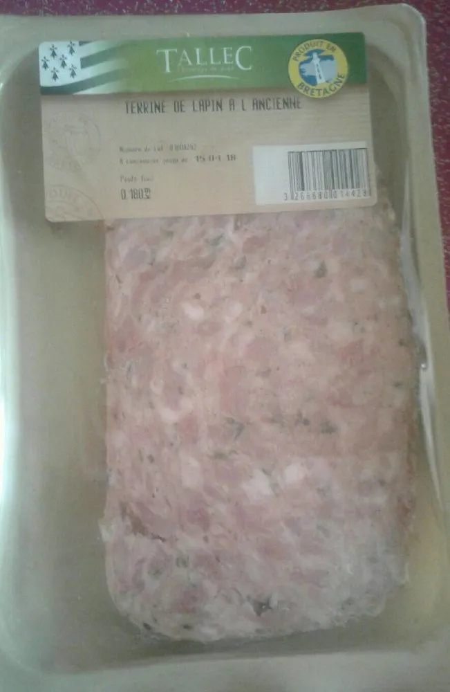 terrine de lapin a l'ancienne