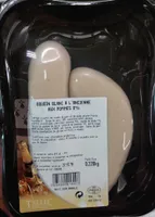 Boudin blanc à l'ancienne aux pommes 8 %