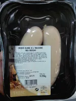 Boudin blanc à l'ancienne aux raisins