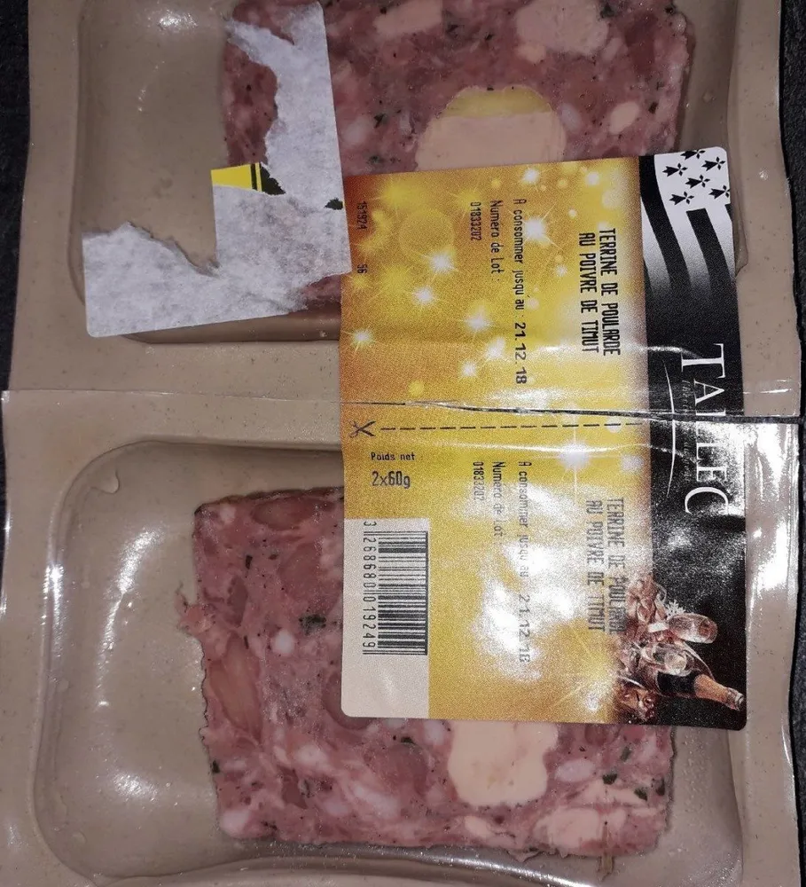Terrine de poularde au poivre de TIMUT