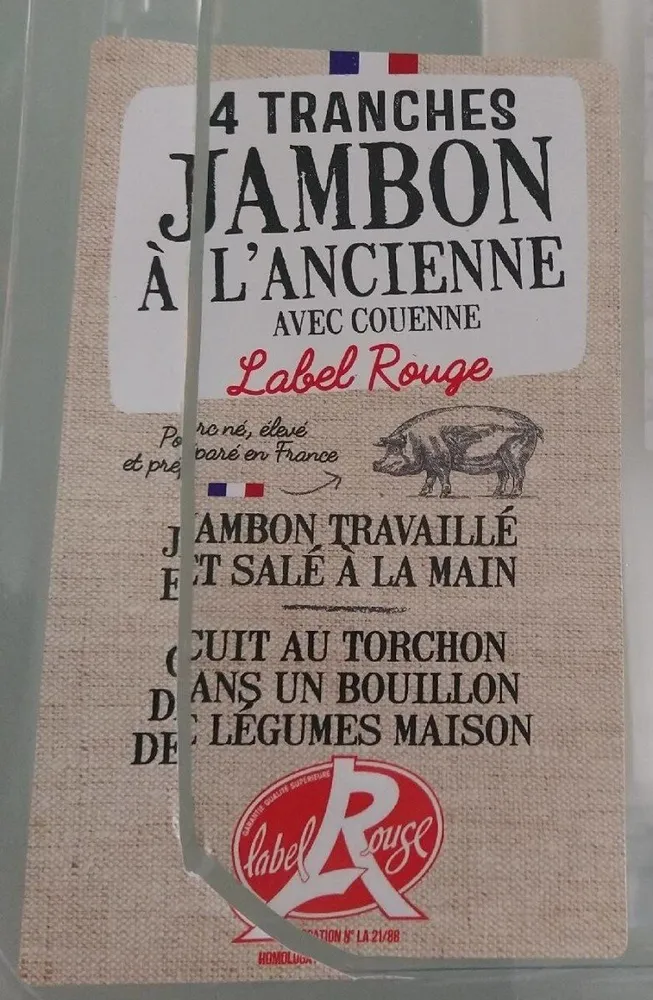 Jambon a l'ancienne label rouge
