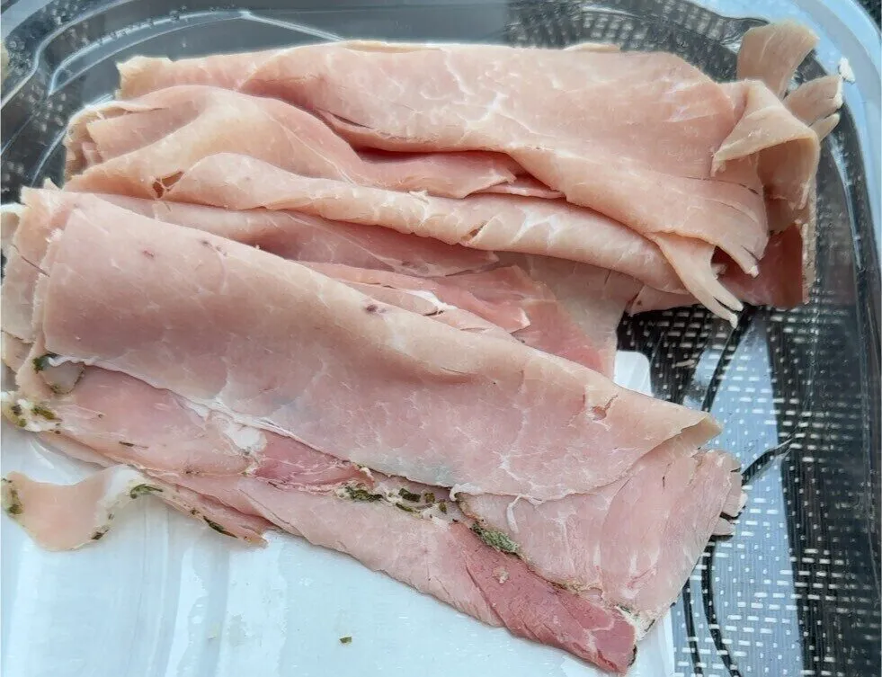 Chiffonnade de jambon cuit aux herbes