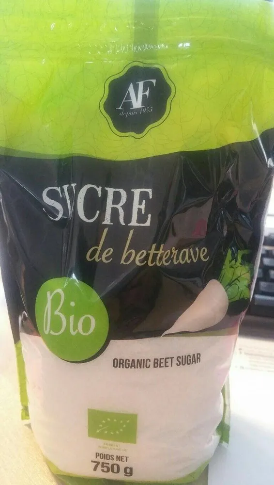 Sucre de betterave bio